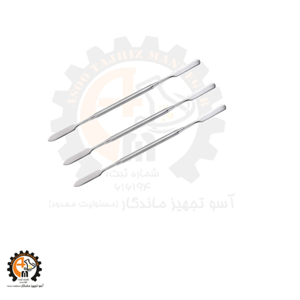 اسپاتول استیل یک سر تخت میکرو
