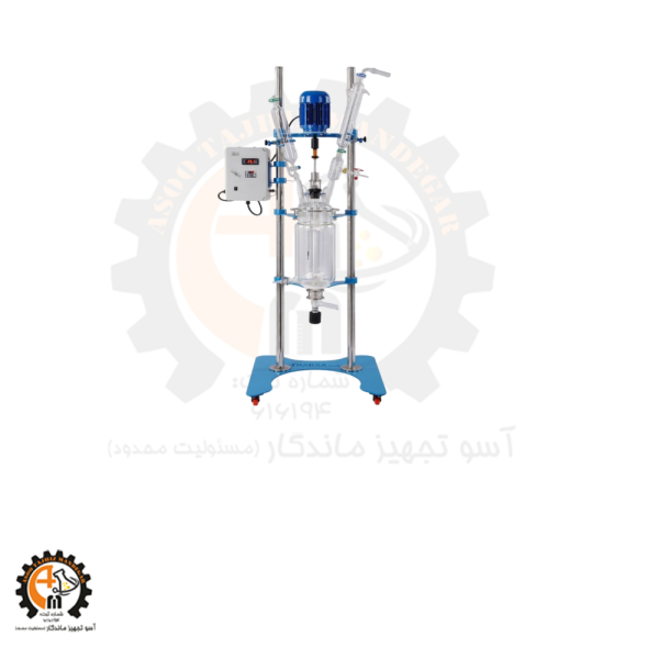 راکتور شیمیایی دو جداره شیشه‌ای (Chemical Reactor) – ویژگی‌ها و کاربردها