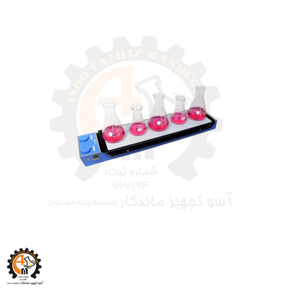 هات پلیت مگنت دار ۵ خانه IKA RT5 | افزایش بهره‌وری در میکس همزمان نمونه‌های آزمایشگاهی