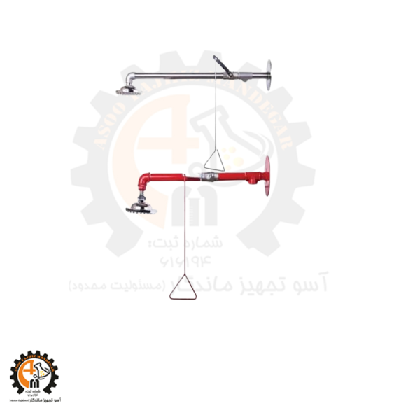 خرید و قیمت دوش دیواری آزمایشگاهی با اهرم هوایی